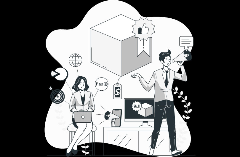 Illustration of files being stored in a locker that looks like a server.